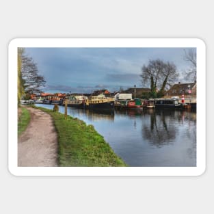 Boats On The Kennet Sticker